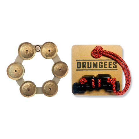 DRUMGEES - Rim + Bling Ring - White Copper